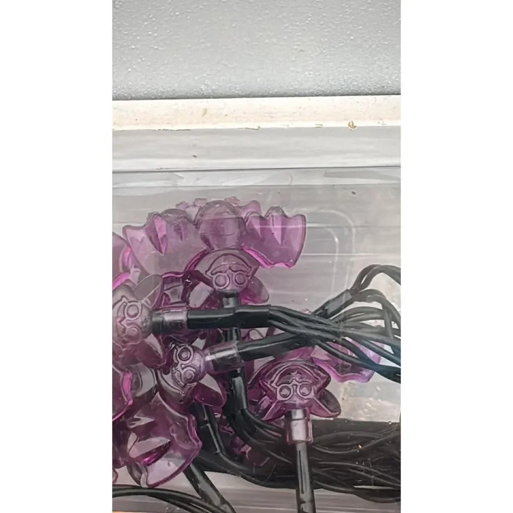 Halloween Lights 8 String  Lights Dual Colors Pumpkin Lights Bat  Lights